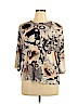 Alia Tan 3/4 Sleeve Top Size XL (petite) - photo 1
