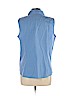 Talbots 100% Cotton Blue Sleeveless Button-Down Shirt Size L (petite) - photo 2