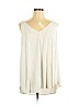Meadow Rue 100% Rayon White Sleeveless Top Size XL - photo 1