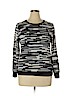 Simply Vera Vera Wang 100% Polyester Black Sweatshirt Size XL - photo 1