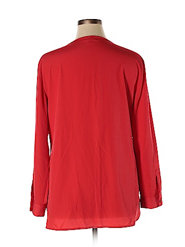 JM Collection Long Sleeve Blouse (view 2)