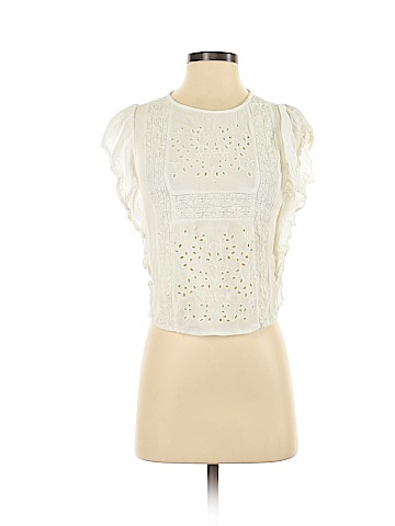 American Eagle Outfitters Short Sleeve Blouse (view 1)