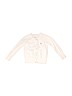 Crewcuts 100% Cotton Solid White Cardigan Size 4 - 5 - photo 1