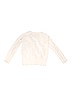 Crewcuts 100% Cotton Solid White Cardigan Size 4 - 5 - photo 2