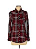 Rails 100% Rayon Red Long Sleeve Button-Down Shirt Size M - photo 1