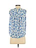 Ann Taylor LOFT Outlet 100% Rayon Blue Sleeveless Blouse Size XXS (petite) - photo 2