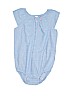 OshKosh B'gosh 100% Cotton Blue Short Sleeve Onesie 18-24 MO / 24 MO - photo 1
