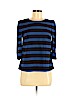 Zara Blue 3/4 Sleeve Blouse Size S - photo 1