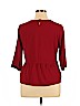 Sweet Rain Red 3/4 Sleeve Top Size XL - photo 2