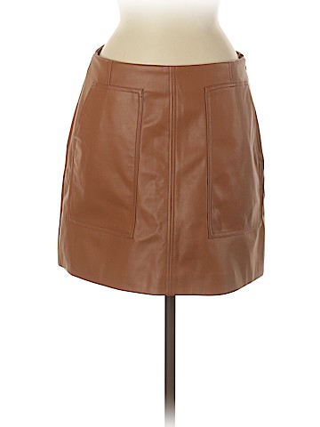 H&M Faux Leather Skirt (view 1)