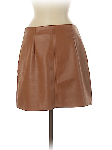 H&M Faux Leather Skirt (view 2)