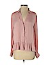 Josie by Natori 100% Rayon Pink Long Sleeve Blouse Size S - photo 1