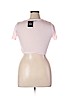Topshop Pink Short Sleeve Top Size 10 - photo 2