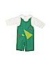 Jack & Teddy 100% Cotton Green Short Sleeve Outfit 3-6 MO / 6 MO - photo 1