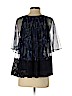 Marchesa Voyage 100% Polyester Blue Short Sleeve Blouse Size 0 - photo 2
