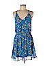 Lush 100% Polyester Blue Casual Dress Size M - photo 1