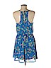 Lush 100% Polyester Blue Casual Dress Size M - photo 2