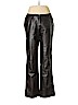 Escada Brown Faux Leather Pants Size EU 40 / US 10 - photo 1