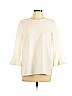 Karl Lagerfeld Paris Ivory 3/4 Sleeve Top Size L - photo 1