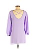 Moa Moa Purple 3/4 Sleeve Blouse Size M - photo 2