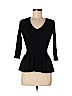 Roz & Ali Black Pullover Sweater Size M (petite) - photo 1