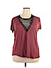 Charlotte Russe Pink Short Sleeve Top Size 2X - photo 1