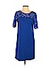 Belle Badgley Mischka Blue Casual Dress Size 2 - photo 1