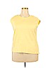 Catherine Stewart 100% Cotton Yellow Short Sleeve T-Shirt Size 2X - photo 1