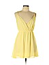 Forever 21 100% Polyester Yellow Casual Dress Size L - photo 1