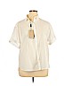 Burberry Brit White Short Sleeve Button-Down Shirt Size XL - photo 1
