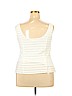 JS Collection 100% Polyester Ivory Sleeveless Top Size 18 - photo 2