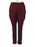 Woman Within Burgundy Leggings Size 30 Tall (3X) - photo 1