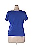 Rafaella 100% Cotton Blue Short Sleeve Top Size XL - photo 2