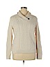 Croft & Barrow Plus 100% Cotton Ivory Pullover Sweater Size XL - photo 1