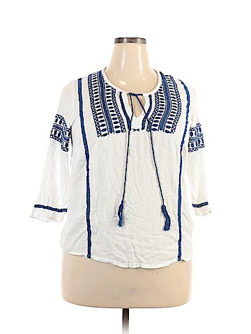 Ellos 3/4 Sleeve Top (view 1)