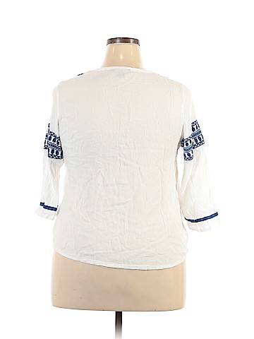 Ellos 3/4 Sleeve Top (view 2)