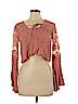 Forever 21 Orange Long Sleeve Blouse Size M - photo 1