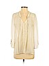 PJK Patterson J. Kincaid 100% Polyester Ivory Long Sleeve Blouse Size XS - photo 1