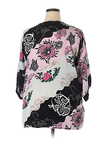 Denim 24/7 3/4 Sleeve Blouse (view 2)