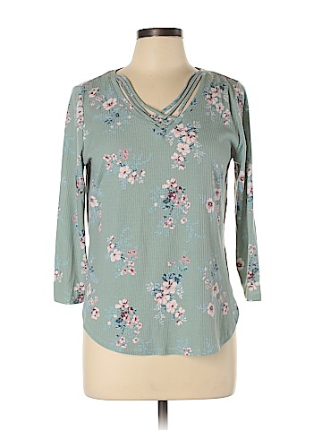 Cloud Chaser 3/4 Sleeve Top (view 1)