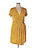 MICHAEL Michael Kors Yellow Casual Dress Size XL - photo 1