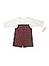 Jack & Teddy 100% Cotton Burgundy Short Sleeve Outfit 9-12 MO / 12 MO - photo 1