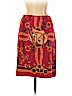 J. McLaughlin 100% Silk Red Silk Skirt Size 8 - photo 2