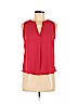 Ann Taylor LOFT 100% Rayon Red Sleeveless Blouse Size XS (petite) - photo 1