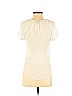 Ella Moss Ivory Short Sleeve Silk Top Size XS - photo 2