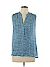 Vince. 100% Polyester Blue Sleeveless Blouse Size M - photo 1