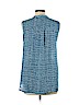 Vince. 100% Polyester Blue Sleeveless Blouse Size M - photo 2