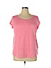 Lands' End Pink Short Sleeve T-Shirt Size XL - photo 1