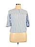 Old Navy Blue 3/4 Sleeve Blouse Size XL - photo 1