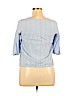 Old Navy Blue 3/4 Sleeve Blouse Size XL - photo 2